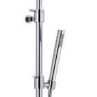 Telescopic and Adjustable Chrome Brass Shower Column Made in Italy - Naspo Viadurini