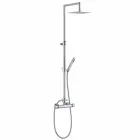 Modern Shower Column in Brass Chrome Finish Made in Italy - Gallo Viadurini