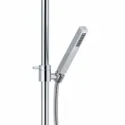 Modern Shower Column in Brass Chrome Finish Made in Italy - Gallo Viadurini
