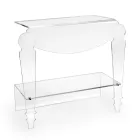 Artisan Bedside Table in Transparent Plexiglass Classic Design - Salino Viadurini