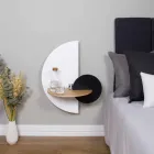 Modern Modular Bedside Table in Plywood Elegant and Versatile Design - Ramia Viadurini