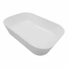 Composition 3 Bathroom Furniture in Gres and Washbasin in Vetrochina 3 Colors - Ramentina Viadurini