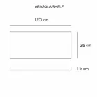 Composition 3 Suspended Bathroom Furniture in Porcelain Stoneware 4 Finishes - Rambina Viadurini