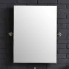 Bathroom furniture composition with washbasin on metallic structure Beauty Viadurini