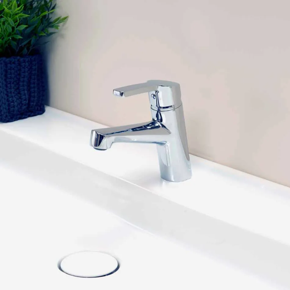 Bathroom Suspended Composition in Fenix Gray - Becky Viadurini