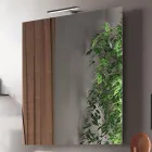 Bathroom Composition Complete with Washbasin, Mirror and Base Made in Italy - Dream Viadurini