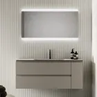Bathroom Composition Including Base with 2 Drawers and 1 Door - Titan Viadurini