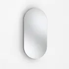 Bathroom Composition with 1 Drawer, Anthracite Resin Sink and Mirror - Titan Viadurini