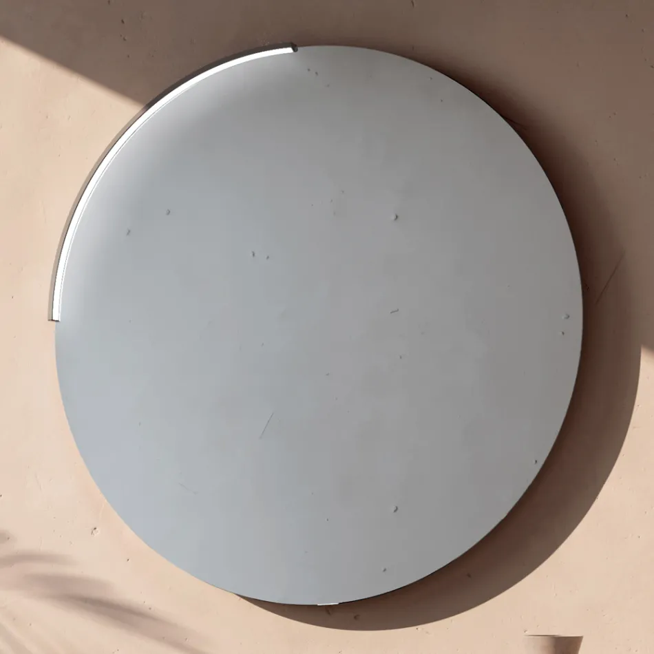 Bathroom Composition with 4 Drawers, Black Ceramic Sink and Mirror - Elios Viadurini