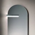 Bathroom Composition with Drawer, Sink, Mirror, Wall Cabinet and Shelf - Elios Viadurini