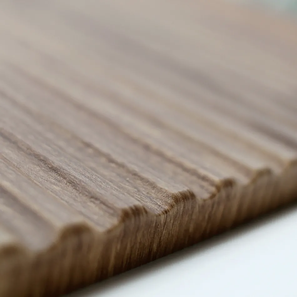 Bathroom Composition in Rio Cannettato Oak Made in Italy - Afrodite Viadurini