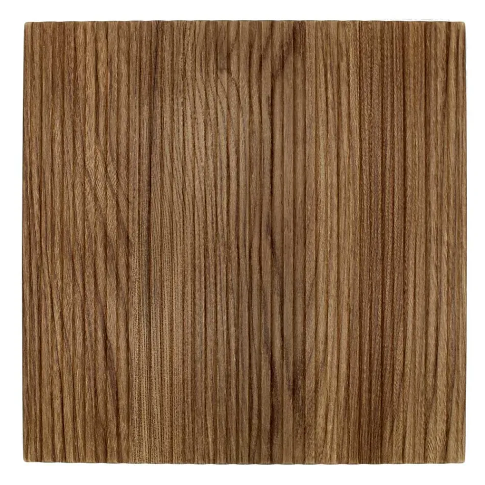 Bathroom Composition in Rio Oak and Cannettati Gray Made in Italy - Chrono Viadurini