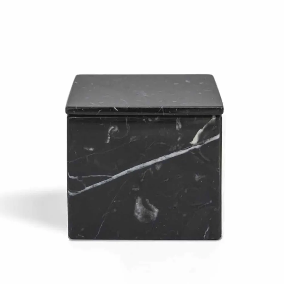 Composition of Marble Bathroom Accessories Made in Italy, 4 Pieces - Deano Viadurini