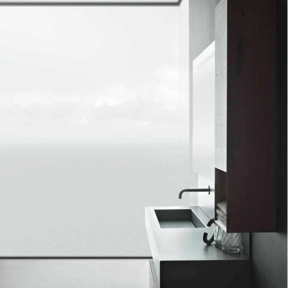 Design Composition for Bathroom Modern Suspended Furniture Made in Italy - Farart2 Viadurini