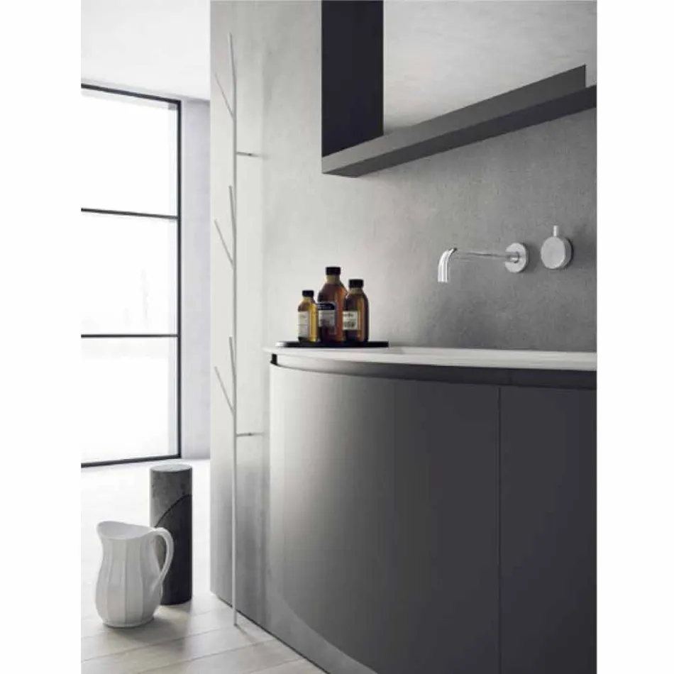 Modern Design Suspended Bathroom Furniture Composition - Callisi3 Viadurini