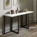 Extendable Console 150 cm in Metal and Melamine Made in Italy - Bird