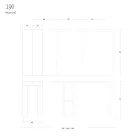 Extendable Console to 290 cm in Melamine Wood Made in Italy - Paride Viadurini