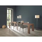 Extendable Console Up to 295 cm in Made in Italy Design Wood - Temocle Viadurini
