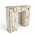 Handcrafted Consolle in Solid Fir Wood Made in Italy - Carminia Viadurini