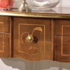 Classic Wooden Console 3 or 5 Luxury Drawers Made in Italy - London Viadurini