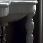 Classic double bowl bathroom console made in Italy, Magda Viadurini