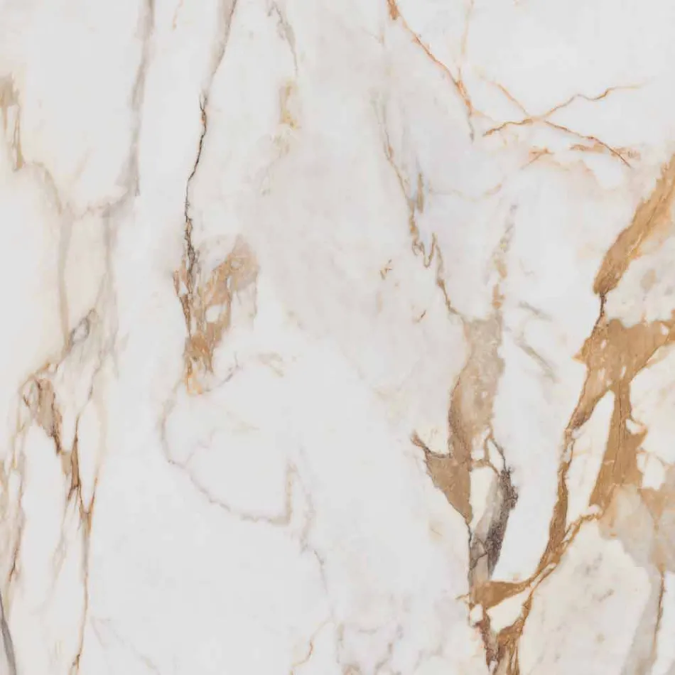 Bathroom Console with Washbasin and Shelf in Porcelain Stoneware 4 Finishes - Ramina Viadurini