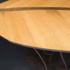 Design console with oak veneer and crafts walnut Fenice Viadurini