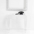 Design console in transparent plexiglass produced in Italy, Africo