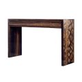 Grilli Zarafa modern design ebony wood console 100 % made in Italy
