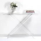 Plexiglass Console for Entrance or Living Room Made in Italy - Tennessee Viadurini