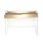 Console Table in Three Finishes Made of Plexiglass Made in Italy - Fedra Viadurini