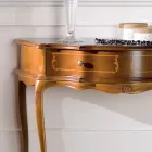 Classic Entrance Console in Wood with 1 Drawer Made in Italy - Leonor Viadurini