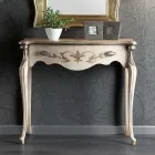 Classic Wood Entrance Console with Drawer Made in Italy - Ottaviano Viadurini