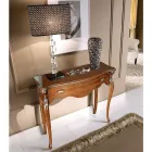 Classic Wood Entrance Console with Drawer Made in Italy - Ottaviano Viadurini