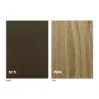 Extendable Modern Table Console in Oak Wood and Metal Made in Italy - Nappo Viadurini