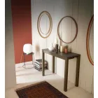 Extendable Modern Console in Oak Wood and Metal Made in Italy - Nappo Viadurini