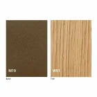 Extendable Modern Console in Oak Wood and Metal Made in Italy - Nappo Viadurini