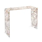 Modern Console Table in Transparent or Multicolor Plexiglass Made in Italy - Emy Viadurini