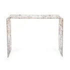Modern Console Table in Transparent or Multicolor Plexiglass Made in Italy - Emy Viadurini