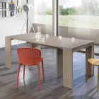 Extendable console / dining table, l. 42.50 / 302.50xp.90 cm, Alvaro Viadurini
