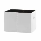 Modern Storage Box in Regenerated Leather Made in Italy - Gabry Viadurini