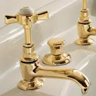 Pair of Vintage Brass Sink Taps Made in Italy – Katerina Viadurini