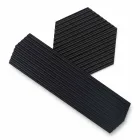 Pair of Trays in Black or Gold Lacquered Steel Modern Design - Savona Viadurini