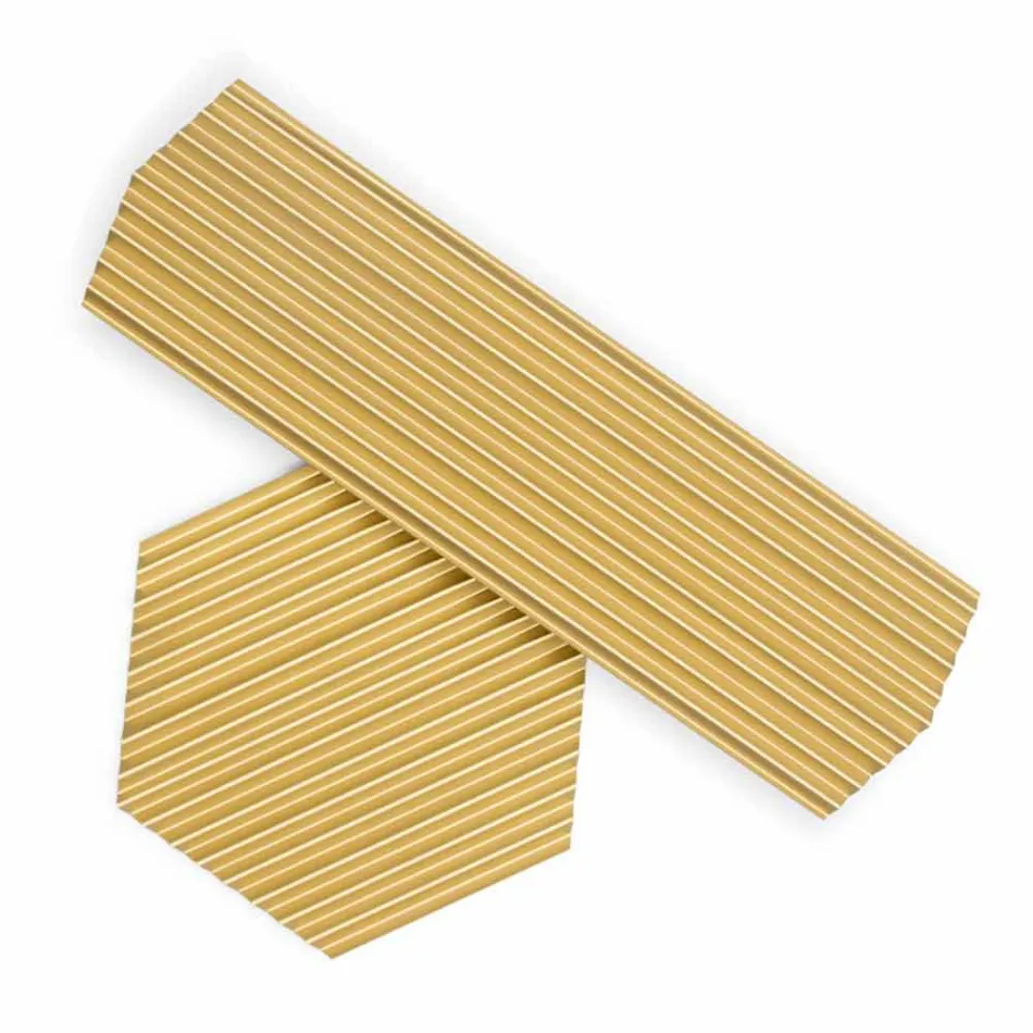 Pair of Trays in Black or Gold Lacquered Steel Modern Design - Savona Viadurini