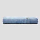 Light Blue Light Linen Double Duvet Cover with Buttons and Flap - Ljuba Viadurini