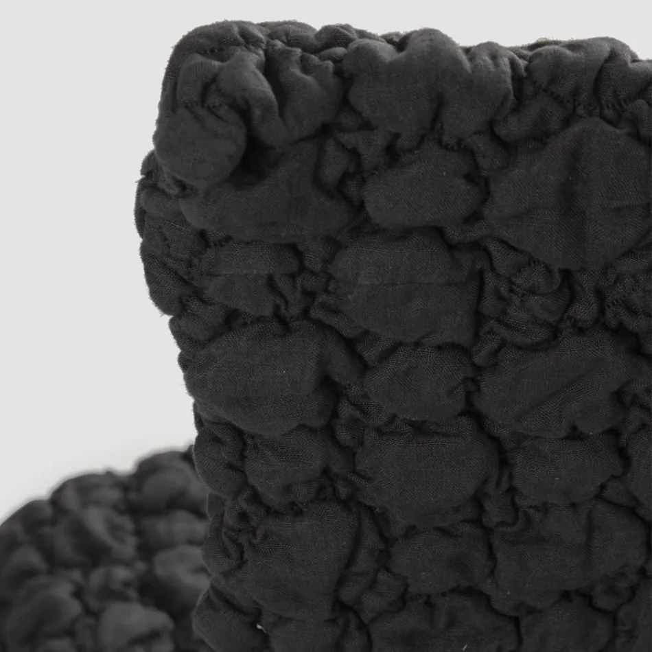 Elegant Chair Cover with Backrest for Living Room in Embroidered Linen - Panteo Viadurini