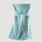 Elegant Chair Cover for Living Room in Colored Cotton with Backrest - Filippa Viadurini