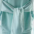 Elegant Chair Cover for Living Room in Colored Cotton with Backrest - Filippa Viadurini