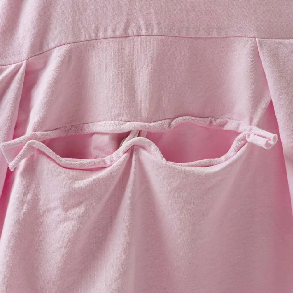 Elegant Chair Cover for Living Room in Colored Cotton with Backrest - Filippa Viadurini