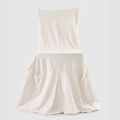 Elegant Chair Cover for Living Room in Colored Cotton with Backrest - Filippa